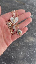 Load and play video in Gallery viewer, Bleeding Heart Necklace- Idaho Garnet

