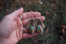 Load image into Gallery viewer, After The Rain Earrings- Royston Ribbon Turquoise
