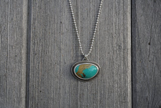 Calamity Necklace- Green Turquoise
