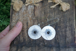 Guiding Star Earrings- Black Onyx