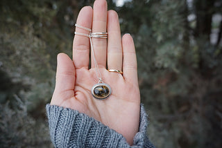 Calamity Necklace- Montana Agate