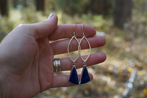 Venus Earrings- Lapis Lazuli