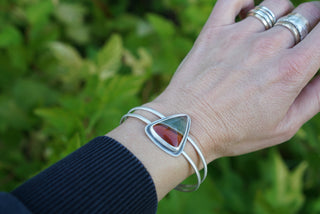 Horizon Cuff- Landscape Jasper