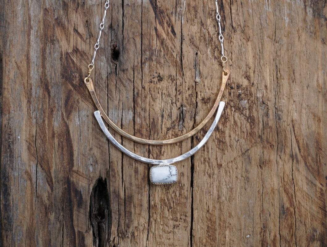 Cascade Necklace- White Buffalo