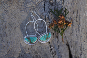 Utah Earrings- Kingman Turquoise