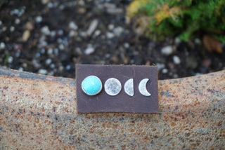 La Luna Post Set-Blue Turquoise