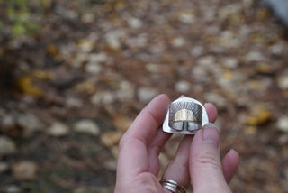 Autumn Greens Ring III- Size 6.5