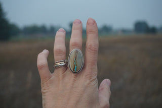 A River Runs Through It Ring- Size 7.5