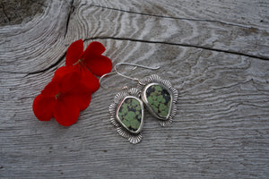The Little Things Earrings- Green Turquoise