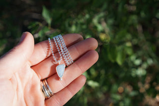 Silver Opal Necklace II