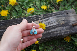 The Little Things Earrings- Kingman Turquoise