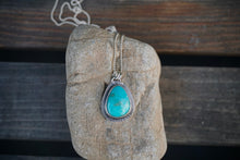 Load image into Gallery viewer, Calamity Necklace- Kingman Blue Turquoise
