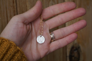 Moon Mama Necklace- Gold and Silver