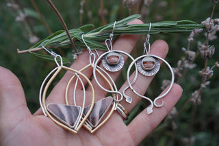 Ophidian Hoops-Pink Jasper