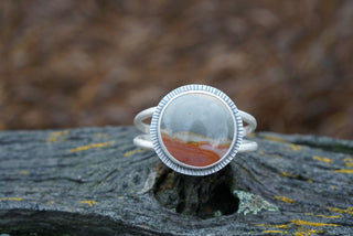 Horizon Cuff- Landscape Jasper
