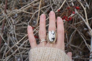 O'Keefe Ring- White Buffalo Size 6.25