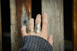 May Flowers Saddle Ring- Size 8