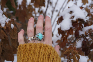 Essential Ring- Carico Lake Turquoise, Size 7