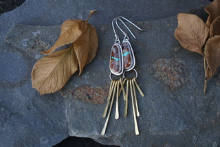 Be Free Convertible Fringe Earrings- Royston Ribbon