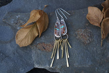 Load image into Gallery viewer, Be Free Convertible Fringe Earrings- Royston Ribbon
