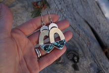 Load image into Gallery viewer, Arches Earrings-Blue Moon Turquoise
