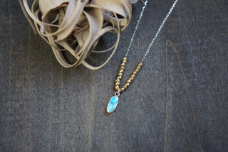 Zellie Necklace- Blue Turquoise