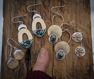 Arches Earrings-Blue Moon Turquoise