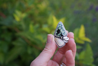 Opal + Variscite Ring