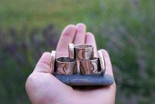 Sun, Moon and Stars Ring- Size 6.5