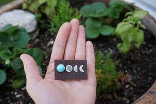 La Luna Post Set-Blue Turquoise