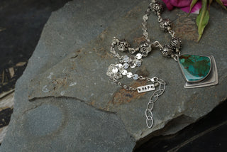 Festival Choker- Green Turquoise
