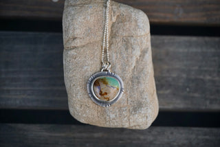 Calamity Necklace- Earthy Globe Turquoise