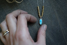 Load image into Gallery viewer, Zellie Necklace- Blue Turquoise
