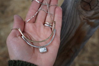 Cascade Necklace- White Buffalo