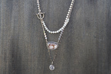 Load image into Gallery viewer, Pearl Moon Necklace Set- Wild Horse Magnesite
