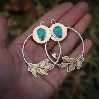Autumn Bough Hoops