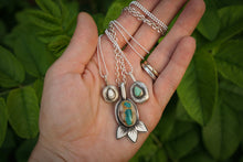 Load image into Gallery viewer, Blossom Necklace- Royston Ribbon Turquoise
