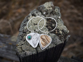 Migration Reversible Hoop Earrings