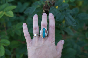 Wisdom Ring- Royston Turquoise Size 8.25