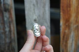 May Flowers Saddle Ring- Size 7