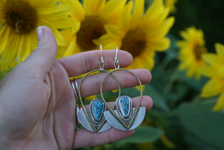 Giddyup Earrings- Kingman Turquoise