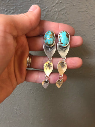 FOR EMILY Autumn Post Earrings- Turquoise