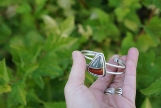 Horizon Cuff- Landscape Jasper