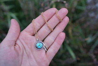 Calamity Necklace- Kingman+Gold