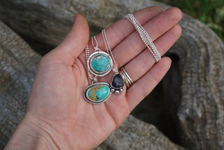 Calamity Necklace- Green Turquoise