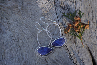 Utah Earrings- Sodalite