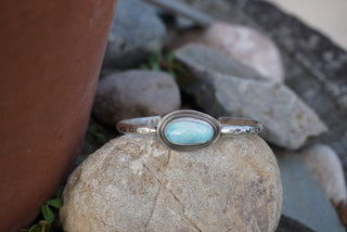 Flora Cuff- Lavender Turquoise