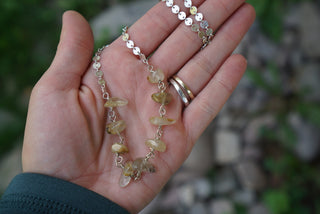 Ophidian Necklace Set- Rutile Quartz and Jasper