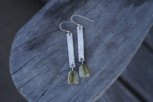 Load image into Gallery viewer, The Bar Earrings- Royston Ribbon Turquoise
