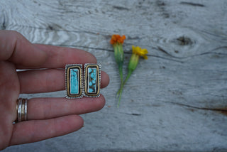 Held and Free Turquoise Bar Posts- III